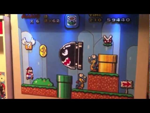 My Games Room - Nintendo Perler Bead Super Mario World Sprite Wall