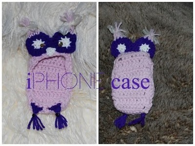 OWL iPHONE Crochet Case How to, easy DIY, free iPhone case give away