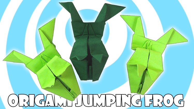 Paper Origami Jumping Frog Tutorial (Origamite)