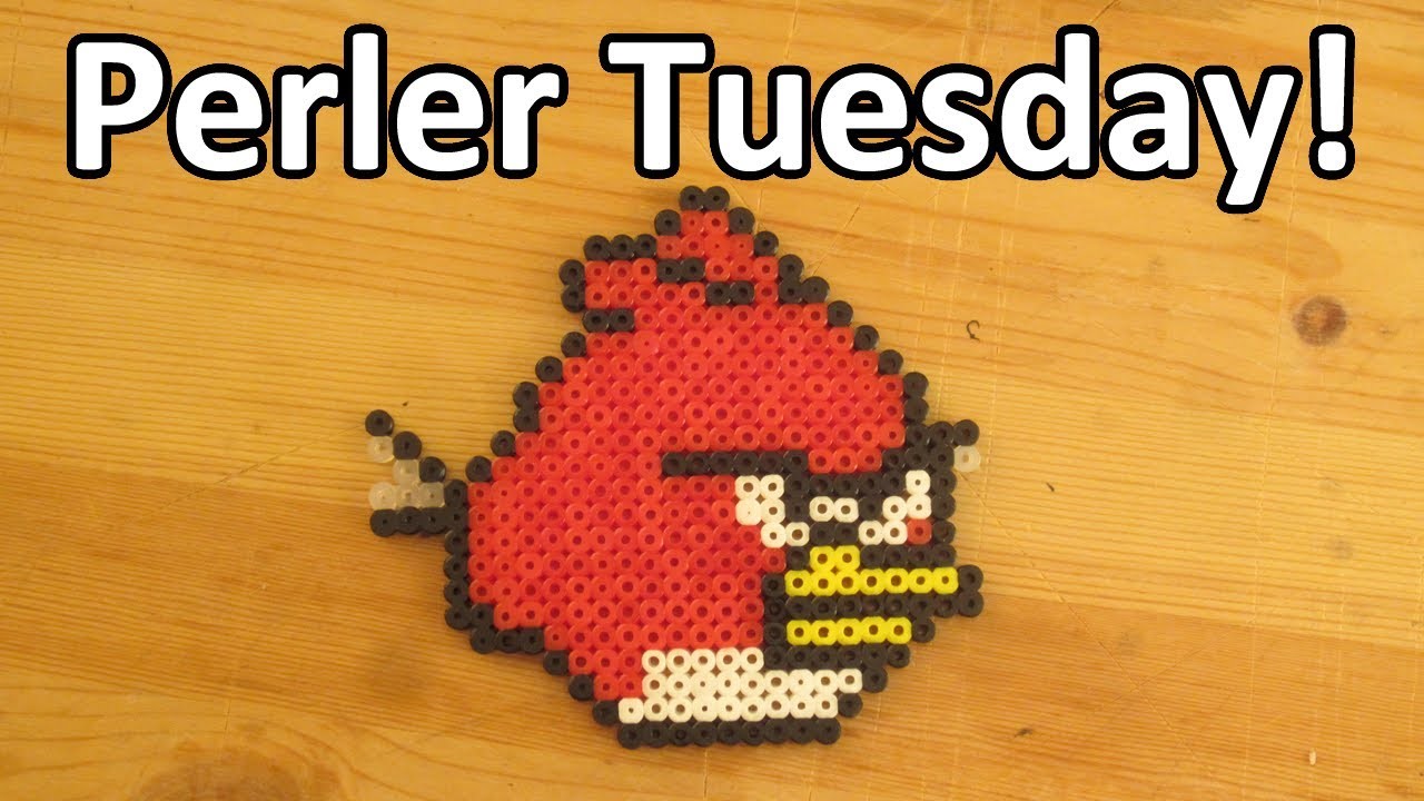 PERLER BEAD: Angry Bird! (Giveaway #66) Tutorial & How To