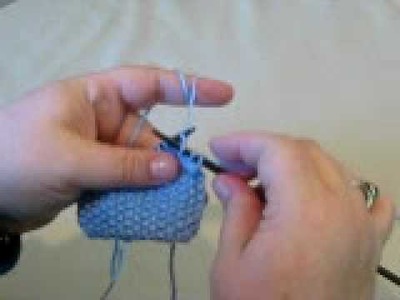 Picking and seed stitch