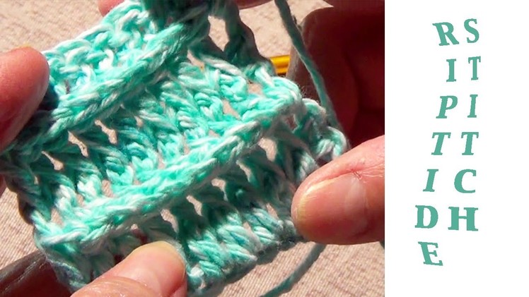Riptide Crochet Stitch