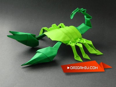 Scorpion modular tutorial origami