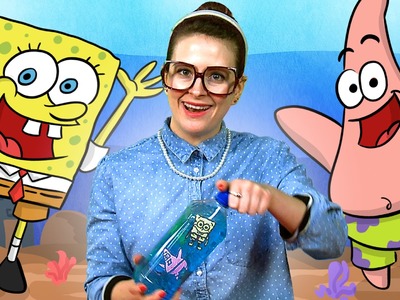 "Spongebob" inspired Craft - Ocean in a Bottle w. Crafty Carol at Cool School