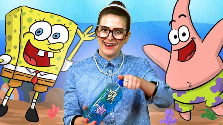 "Spongebob" inspired Craft - Ocean in a Bottle w. Crafty Carol at Cool School