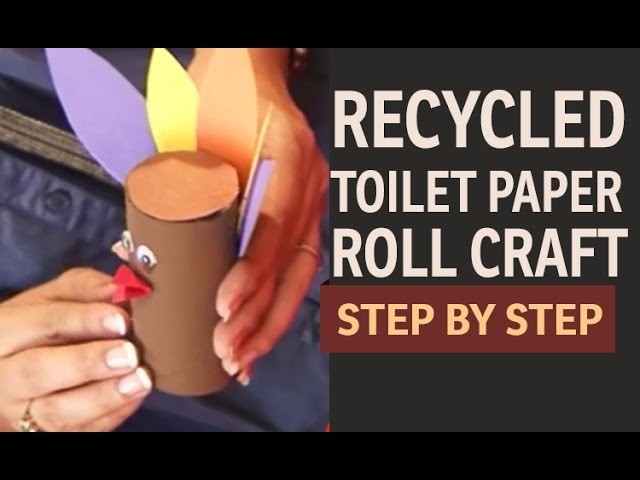 Toilet Paper Roll Craft  - Turkey & Cat (Hindi)