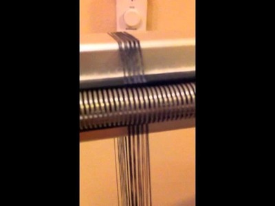 Warping a Mirrix Loom for Bead Weaving with a Shedding Device