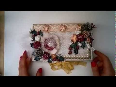 Christmas chocolate box card - DT project Wild Orchid Crafts