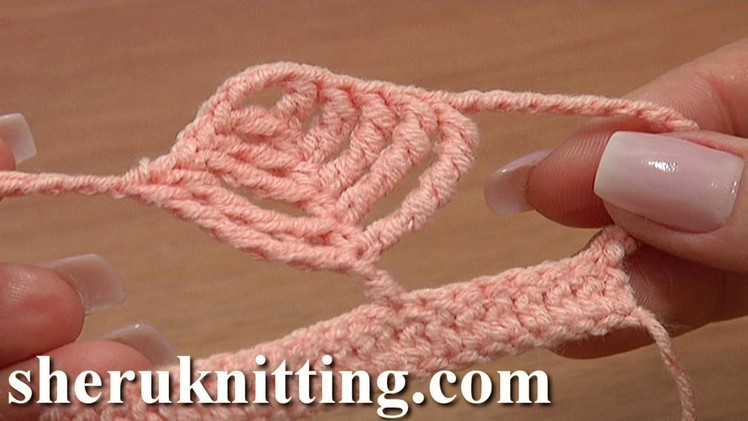 Crochet Complex Leaf Stitch Tutorial 22 Crochet Tall Stitches