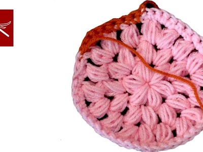 Crochet Geek Hexagon Puff Stitch, Baby Blanket, Shawl, Scarf