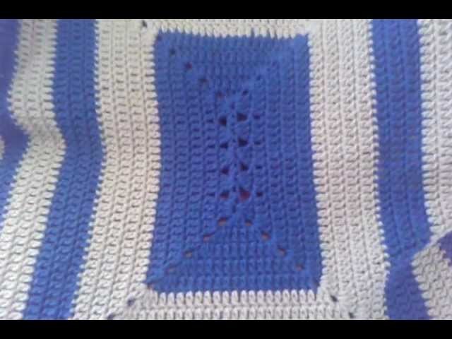 Crochet Rectangle Granny Lapghan