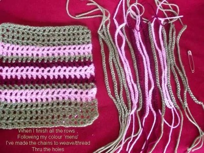 Crochet Tartan. Plaid~ The Basics~
