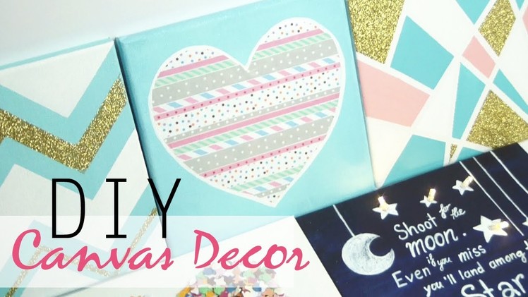 DIY: 5 Easy Canvas Decor & Gift Ideas