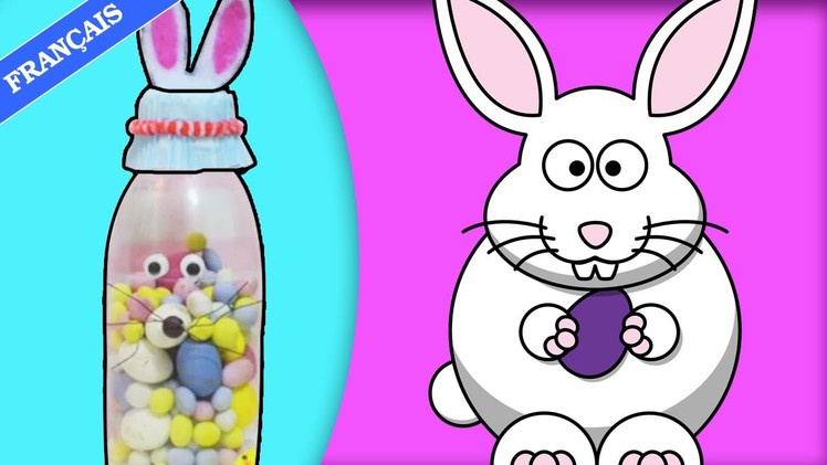 DIY Easy Easter Crafts: Easter Bunny Bottle | Comment Faire Bouteille Lapin de Pâques