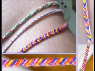 DIY: Fishtail Braided Bracelet.Anklet