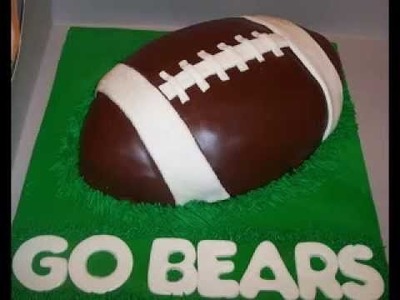 DIY Football cake decorations