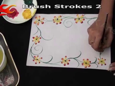 DIY Free hand painting- Brush Strokes 1 - JK Arts 024