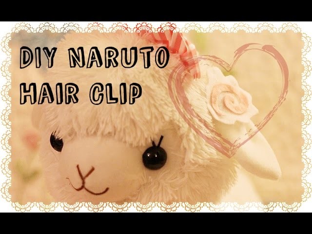 DIY Naruto Hair Clip