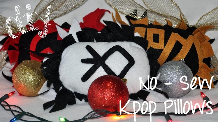 DIY | No - Sew Kpop Pillows {Christmas Gift Idea}