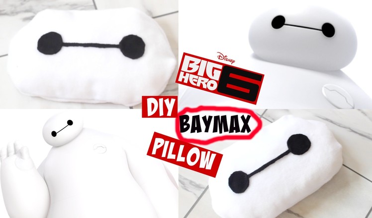DIY Room Decor • Big Hero 6 • Baymax Pillow (No Sew) • heartcindy