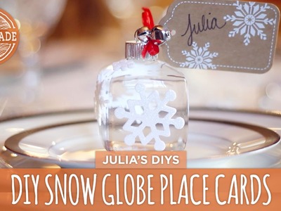 DIY Snow Globe Place Cards - HGTV Handmade