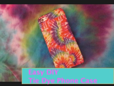 DIY Tie Dye Phone Case!