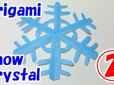 Easy Origami Christmas Decorations For Beginners!! Snow Crystal