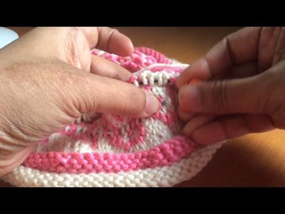 Fixing colorwork mistakes in knitting