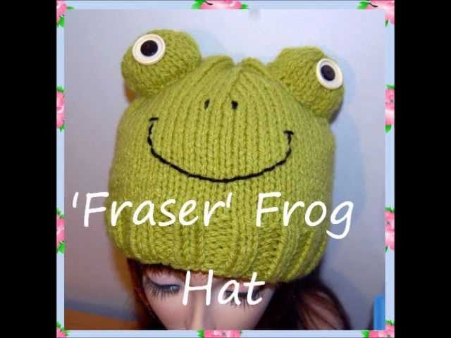 Fraser Frog Hat Chunky Yarn Knitting Pattern