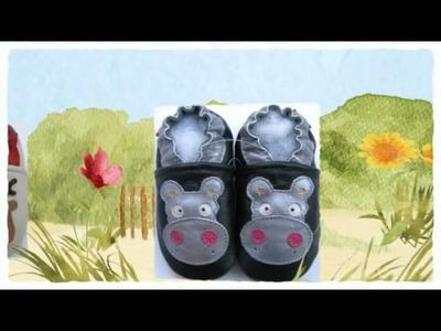 Free carozoo soft sole leather shoes for baby with clubfoot