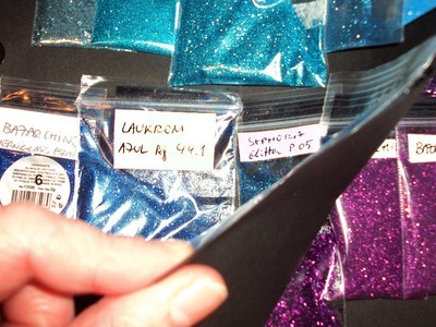 Glitter storage DIY. Haz tu archivador para purpurina