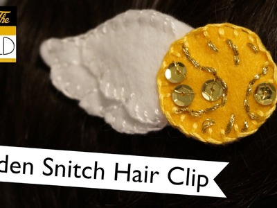 Golden Snitch Hair Clip Tutorial #bethegold