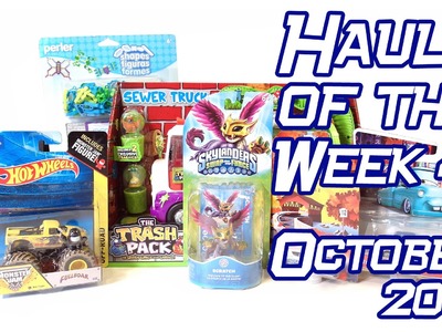 Hot Wheels Hauls of October, Week 4, 2014: Trash Pack Skylanders Scratch Perler Beads