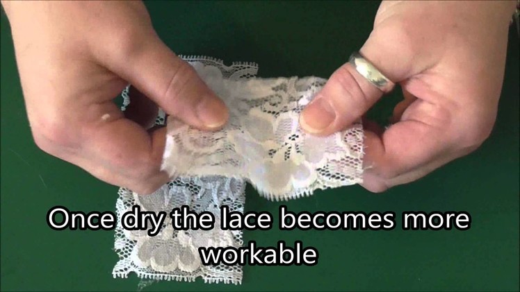 How to craft with Stretch Lace - Craft Tips #2