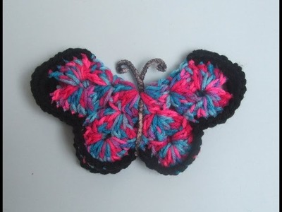 How to Crochet a Butterfly - 3D Pattern #1 │by ThePatterfamily