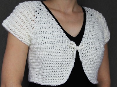 How to crochet a women's short top - video tutorial with detailed instruction