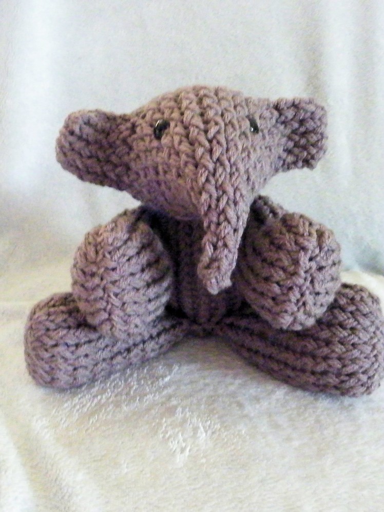 How to Loom Knit an Elephant