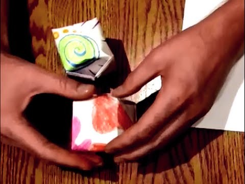 How to make a CHINESE paper WATER BOMB (origami water balloon)