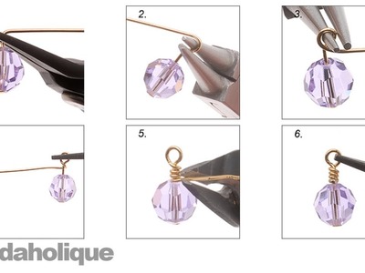 How to Make a Wrapped Wire Loop for Jewelry Making
