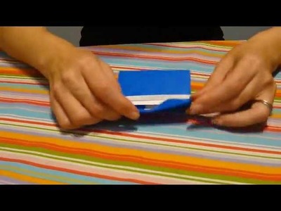 How to make an origami Business.Gift Card Holder