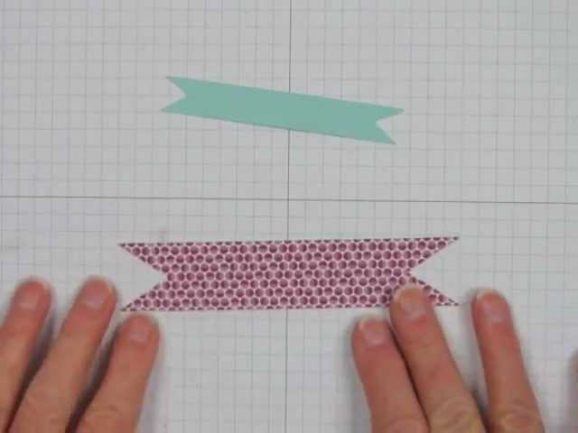 How to Make Notched Banners for Handmade Cards and Scrapbook Pages.m4v