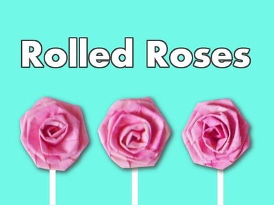 How to Make Rolled Paper Roses out of Typing Paper or Notebook Paper