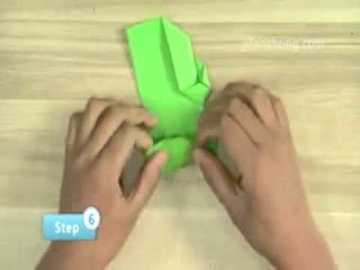 How to origami lucky Four Leaf Clover