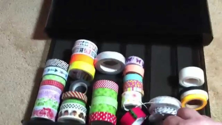 How to use a K-Cup Storage to store Washi Tape and otherr Craft items