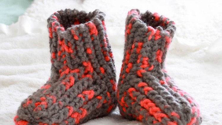 Knit Cute and Cozy Slippers - DIY Style - Guidecentral