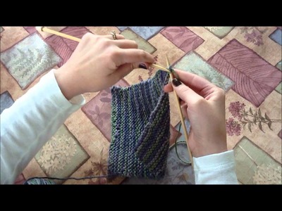 Knitting: How to Cast Off and Weave in Ends (Beginner's Dishcloth Tutorial)