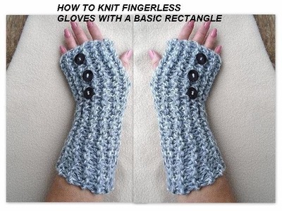 KNITTING PATTERN, Fingerless Gloves, Arm warmers, Beginner level