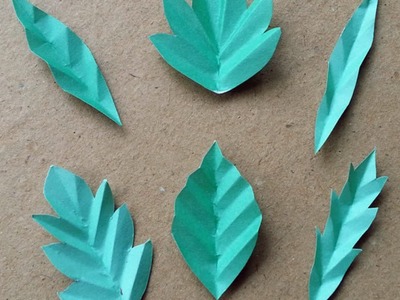 Make 6 Fun Paper Leaves - DIY  - Guidecentral
