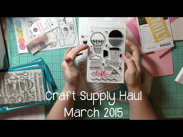 March 2015 Craft Supply Haul