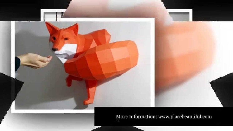 Paper Animals | DIY Geometric Paper Animal Sculptures by Paperwolf